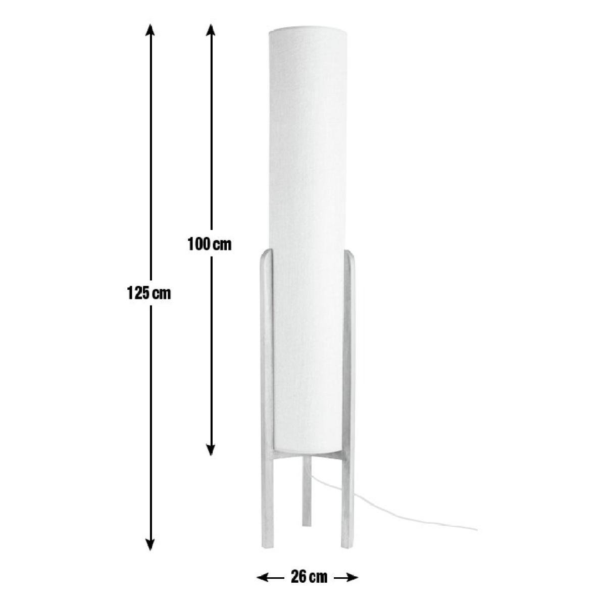 Habitat Arbaa Woven Column Floor Lamp - Natural – image 3