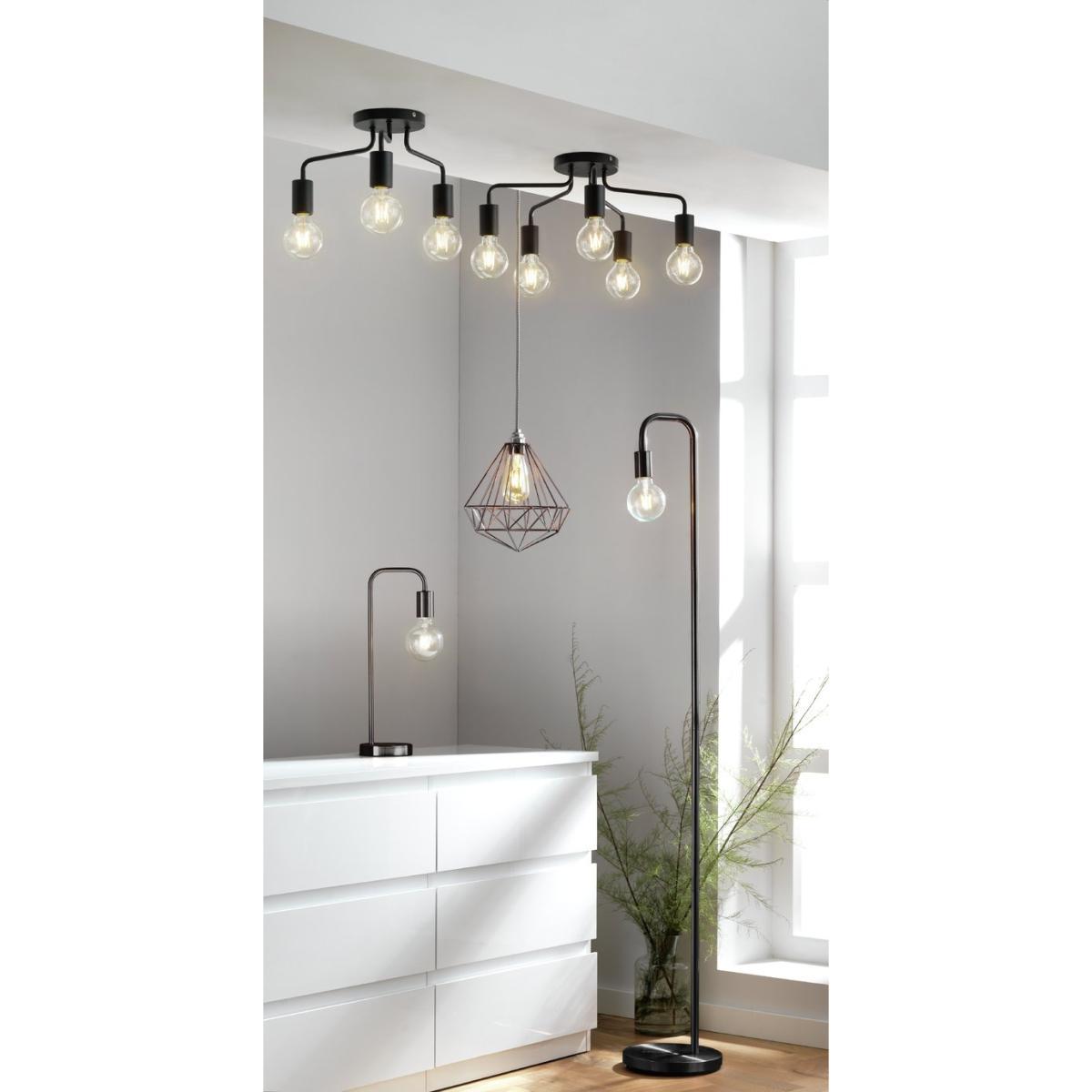 Habitat Rayner Industrial Floor Lamp - Black – image 5