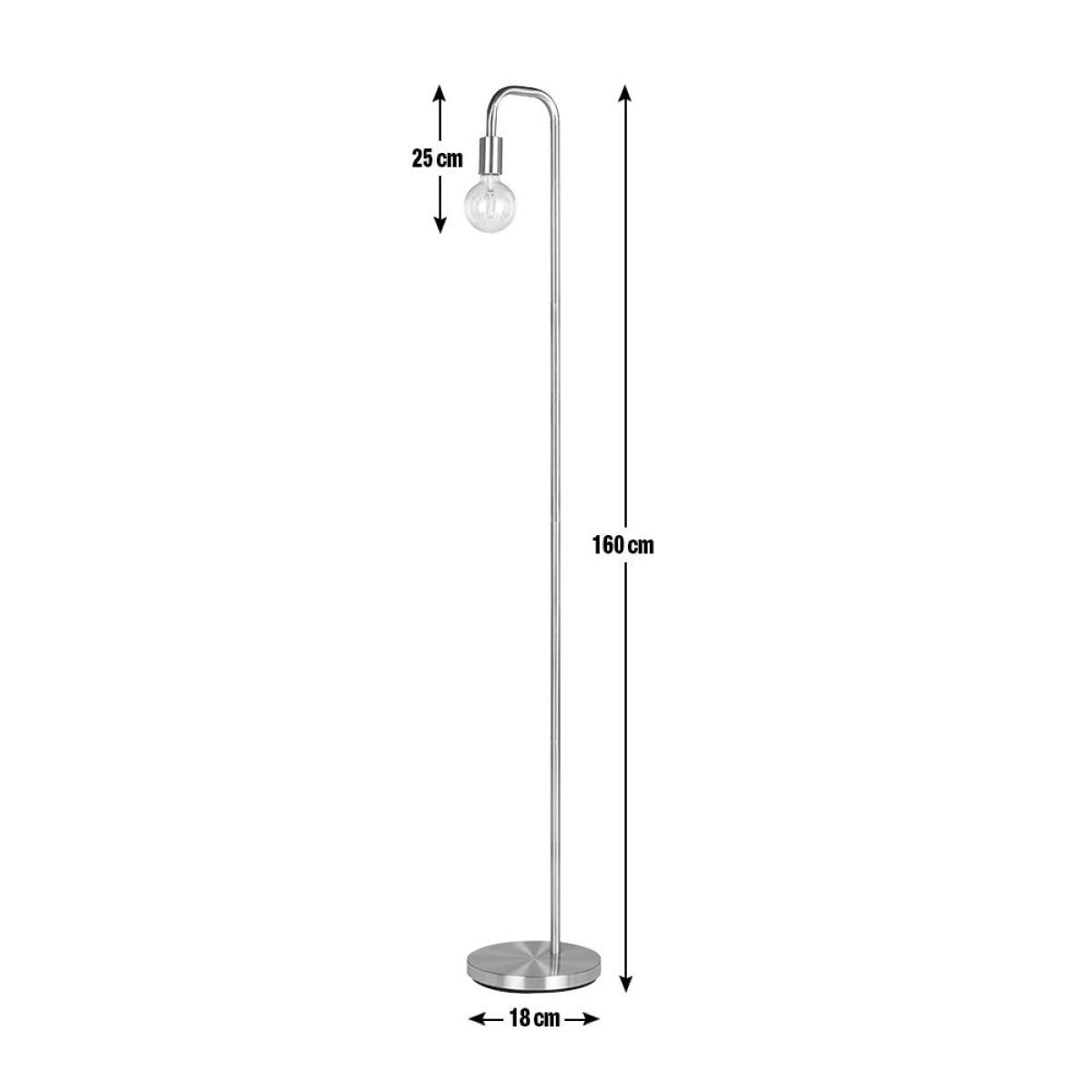 Habitat Rayner Industrial Floor Lamp - Black – image 7