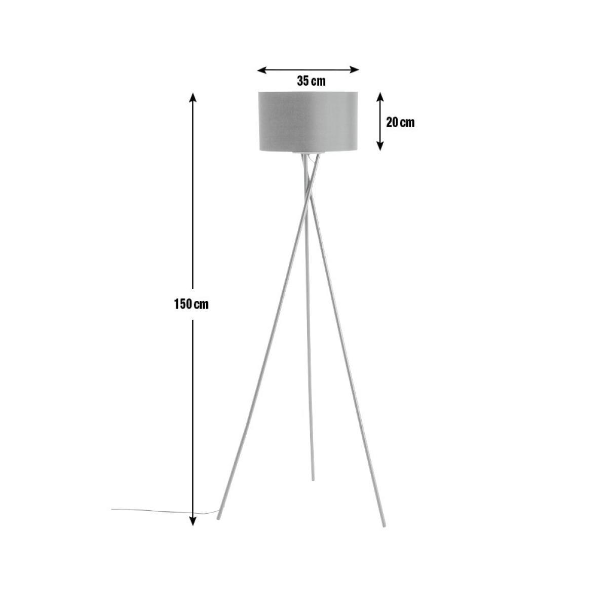 Habitat Matt Tripod Floor Lamp - Black – image 9