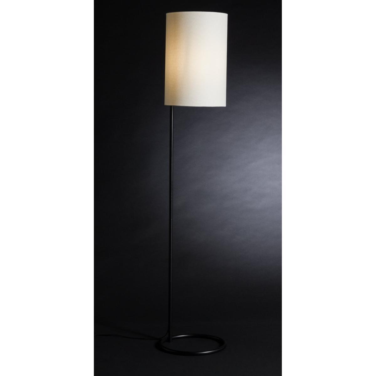 Habitat Narr Metal Shade Floor Lamp - Black and White – image 3