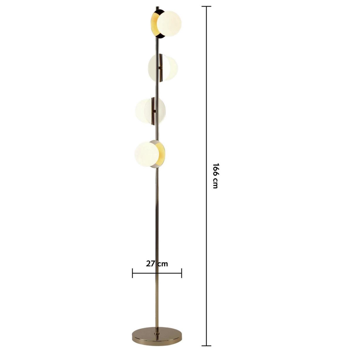 houseof Opal Disk Stick Floor Lamp - Brass – image 2