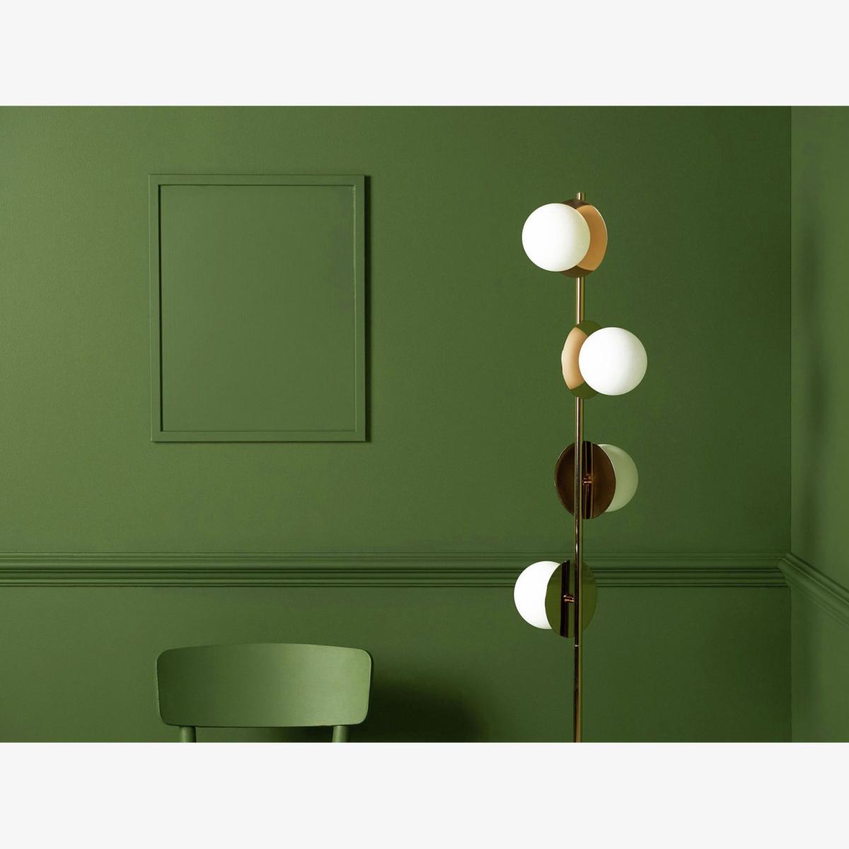 houseof Opal Disk Stick Floor Lamp - Brass – image 1