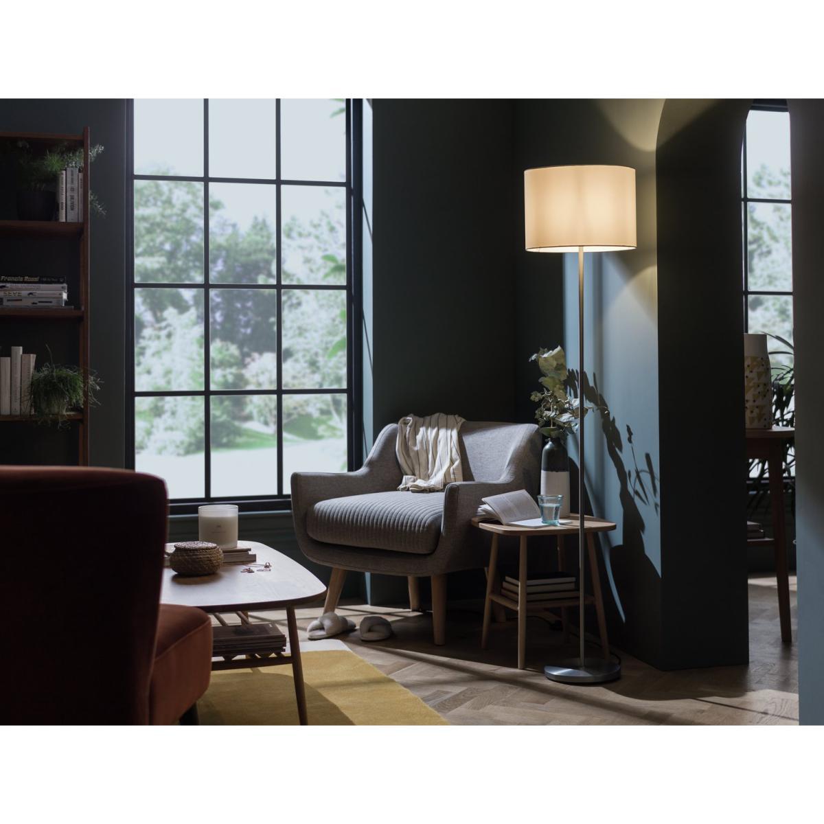 Habitat Satin Stick Floor Lamp - Cream – image 8