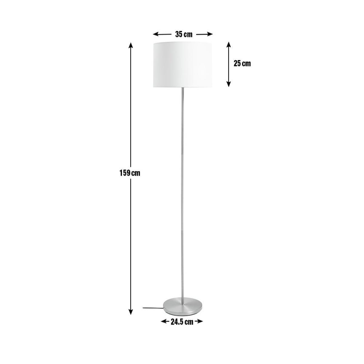 Habitat Satin Stick Floor Lamp - Cream – image 9