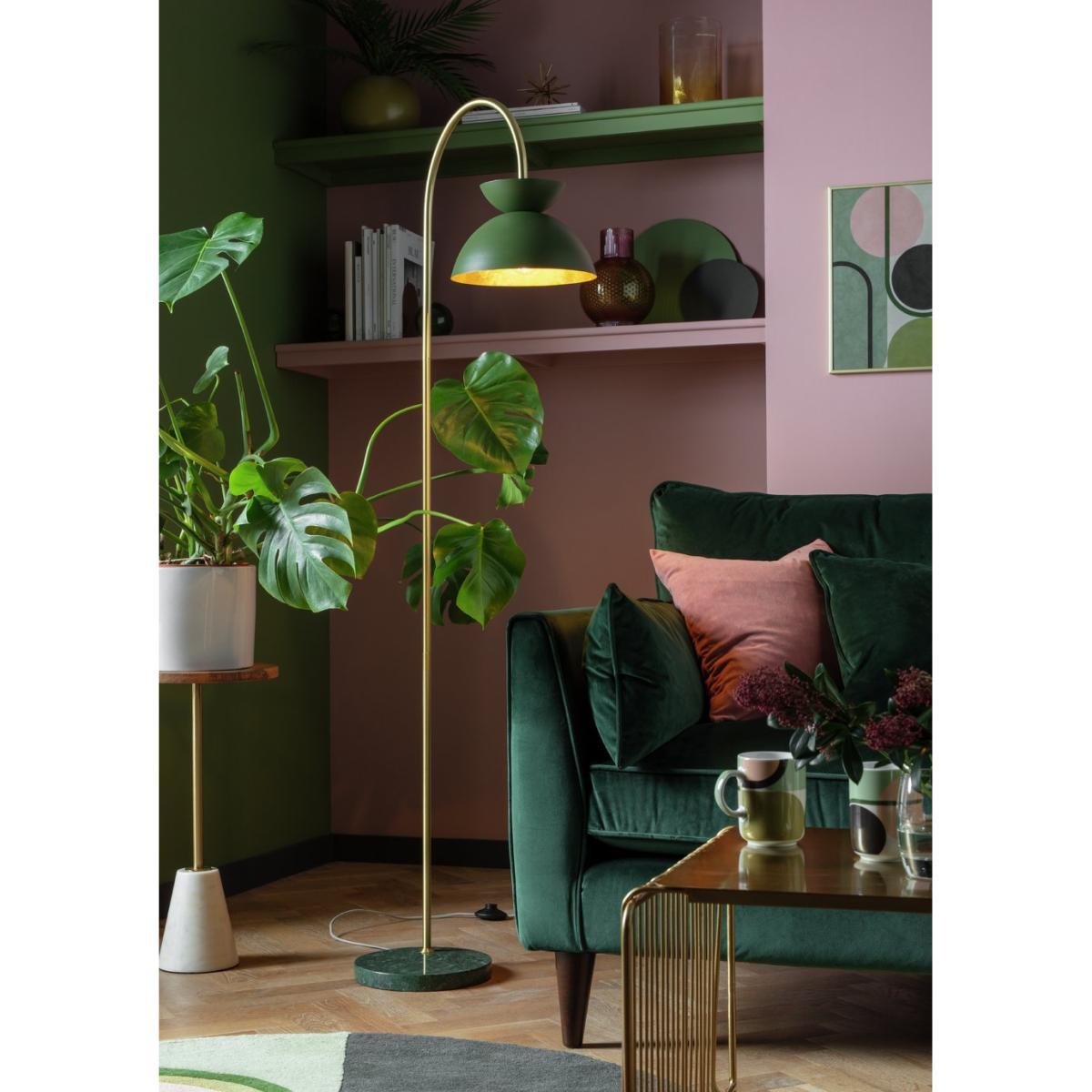 Habitat Dasni Floor Lamp - Marble & Brass – image 2