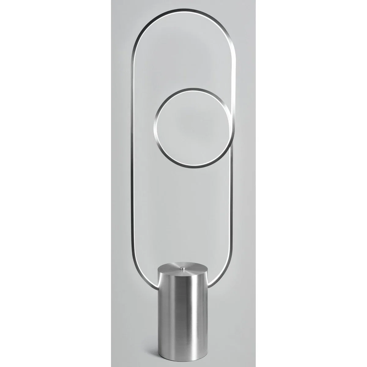Habitat Pill LED Floor Lamp - Brushed Chrome – image 3