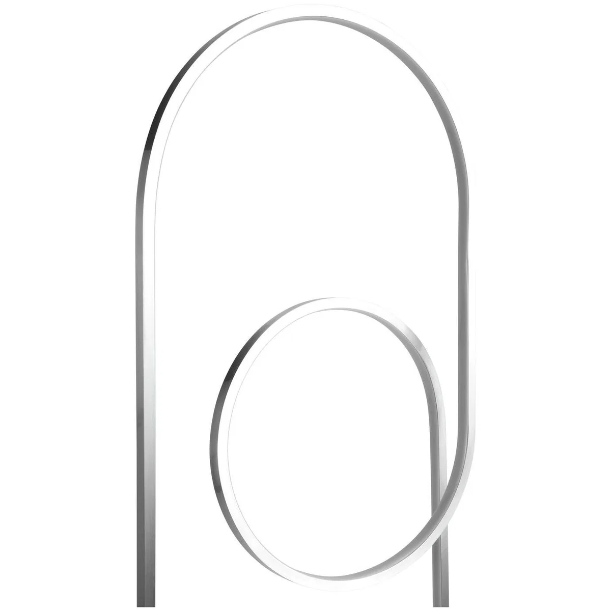Habitat Pill LED Floor Lamp - Brushed Chrome – image 6