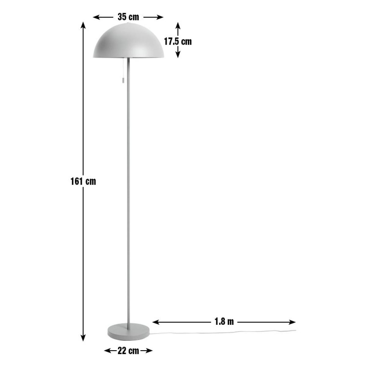 Habitat Modern Mushroom Floor Lamp - Green – image 9