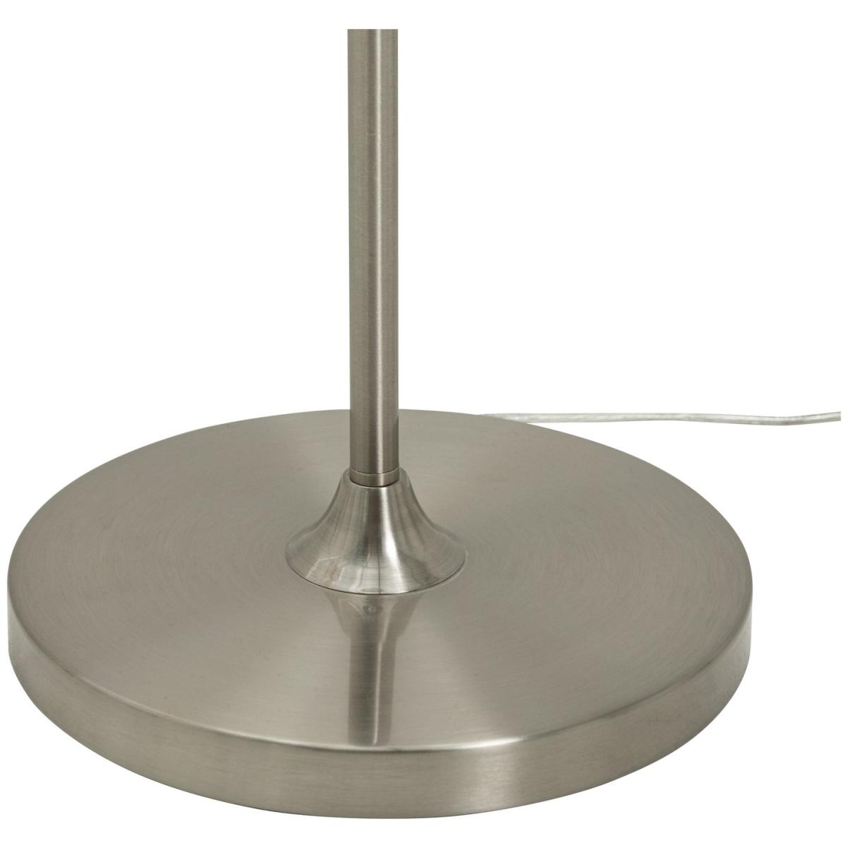 Habitat Pleated Floor Lamp - Satin Nickel – image 5