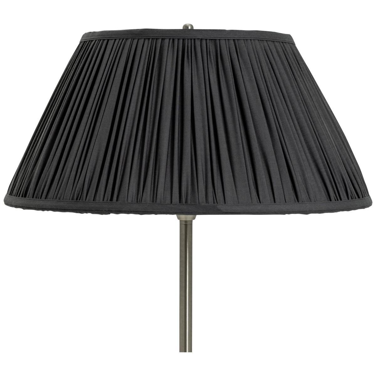 Habitat Pleated Floor Lamp - Satin Nickel – image 6