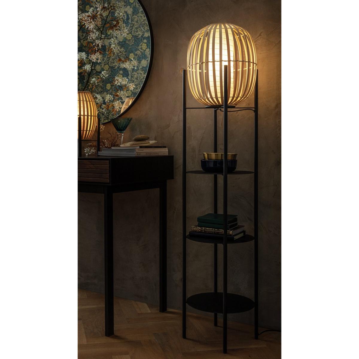 Habitat Aoki Bamboo Shelved Floor Lamp – image 2