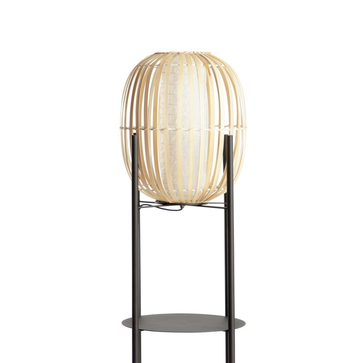 Habitat Aoki Bamboo Shelved Floor Lamp – image 6