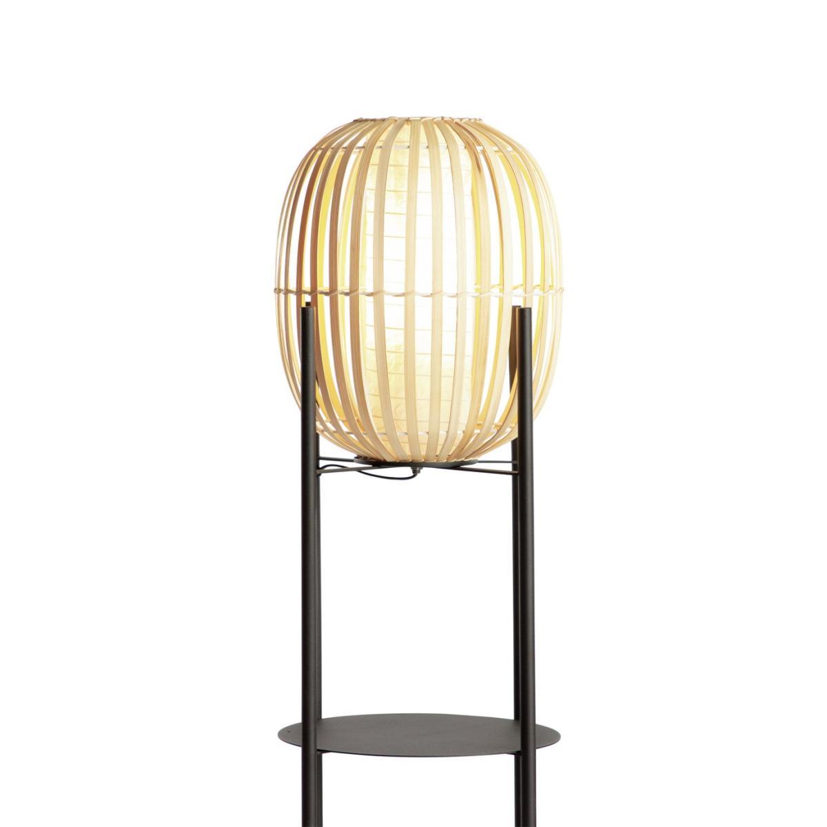 Habitat Aoki Bamboo Shelved Floor Lamp – image 7