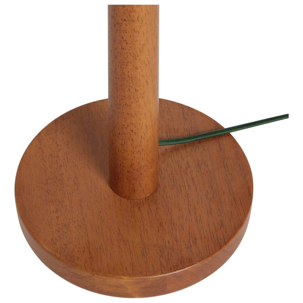 Habitat Tapered and Velvet Stick Floor Lamp - Green & Wood – image 5