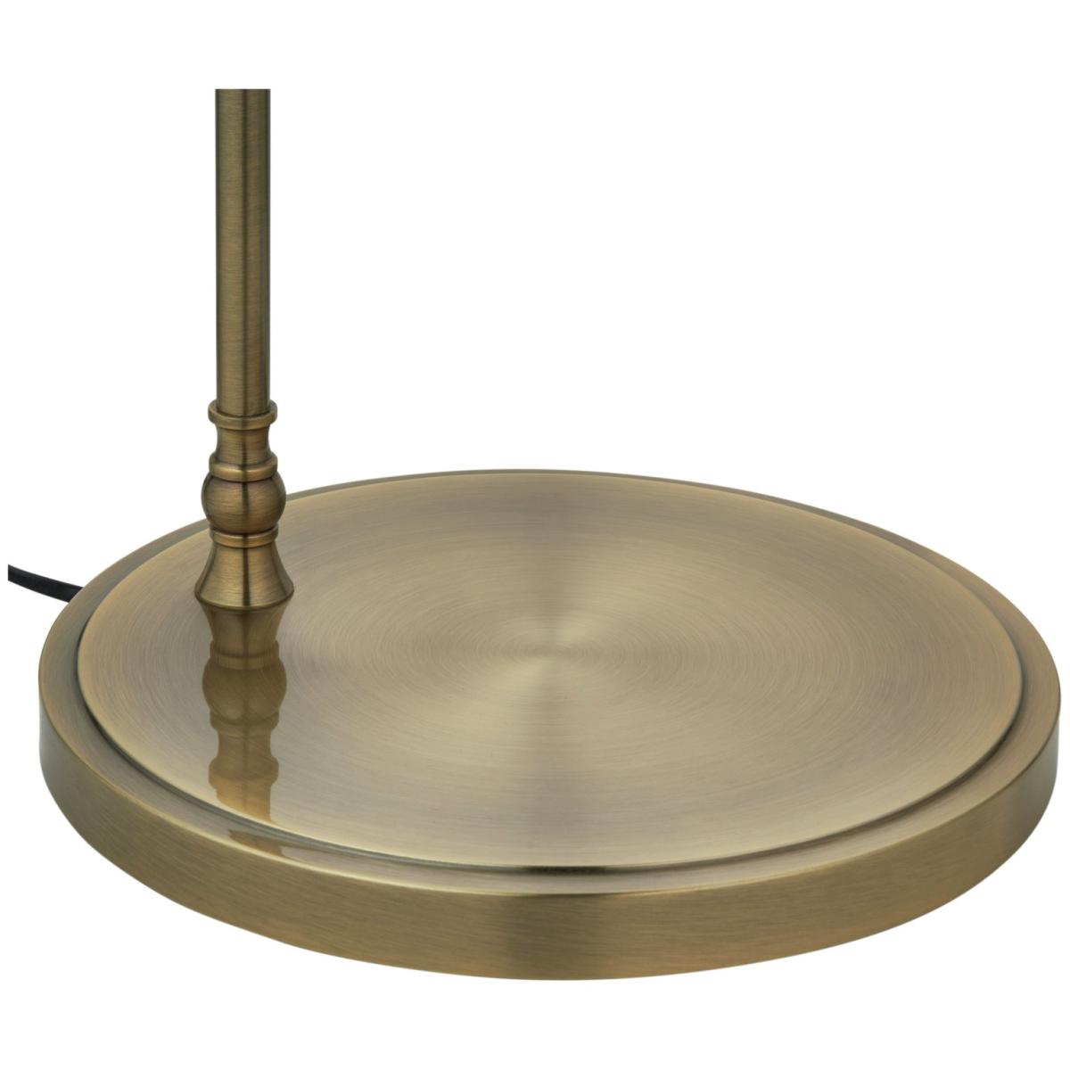Shore Light Quill Glass Arc Floor Lamp - Antique Brass – image 5