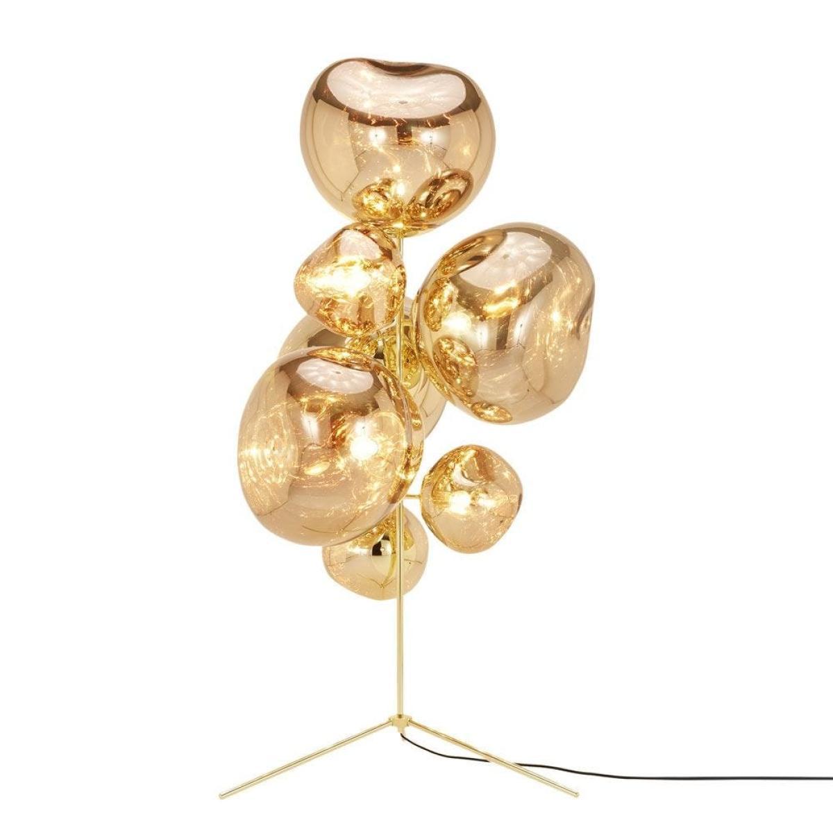 Tom Dixon Melt Floor Lamp Chandelier Gold - Heal's UK Lighting – image 6