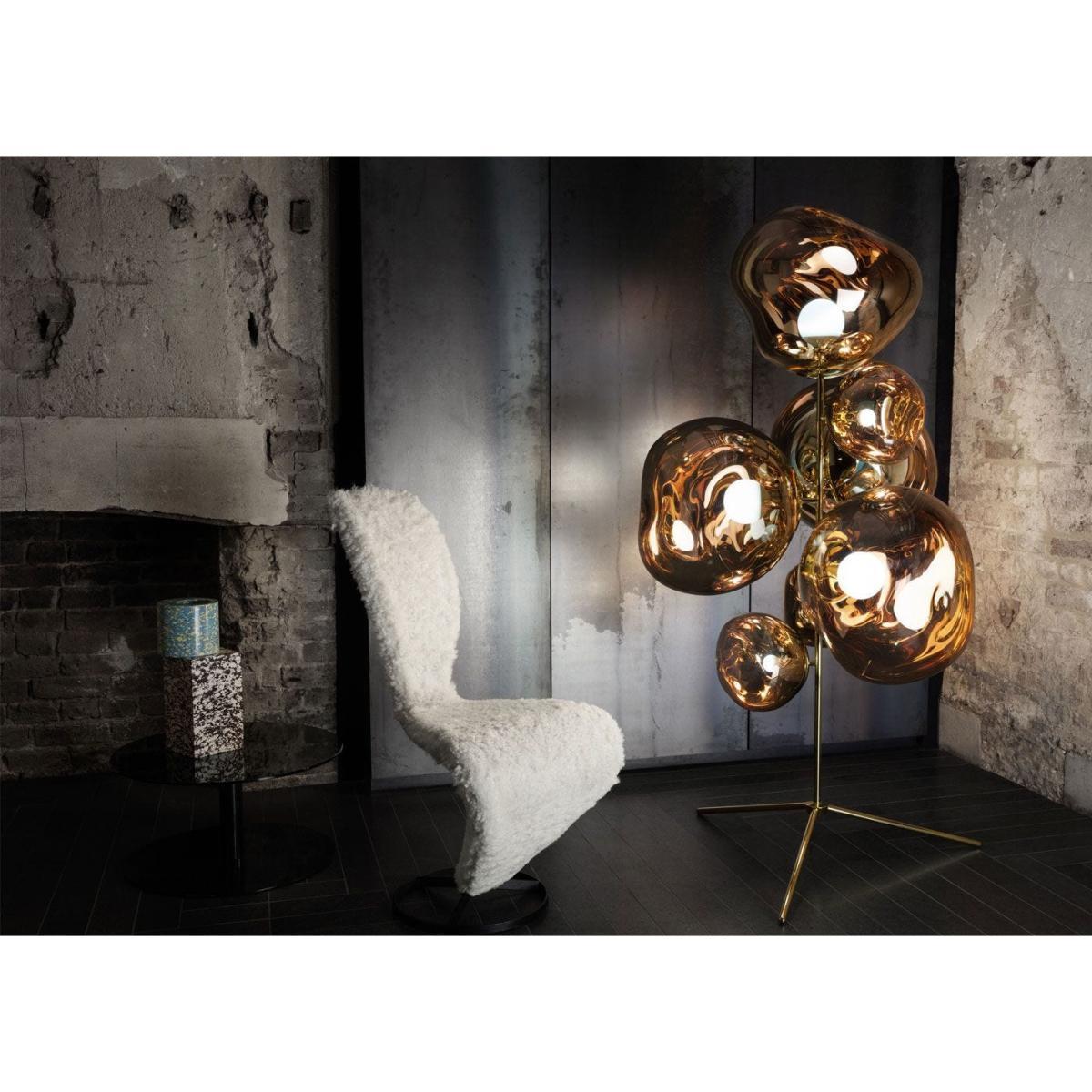 Tom Dixon Melt Floor Lamp Chandelier Gold - Heal's UK Lighting – image 10