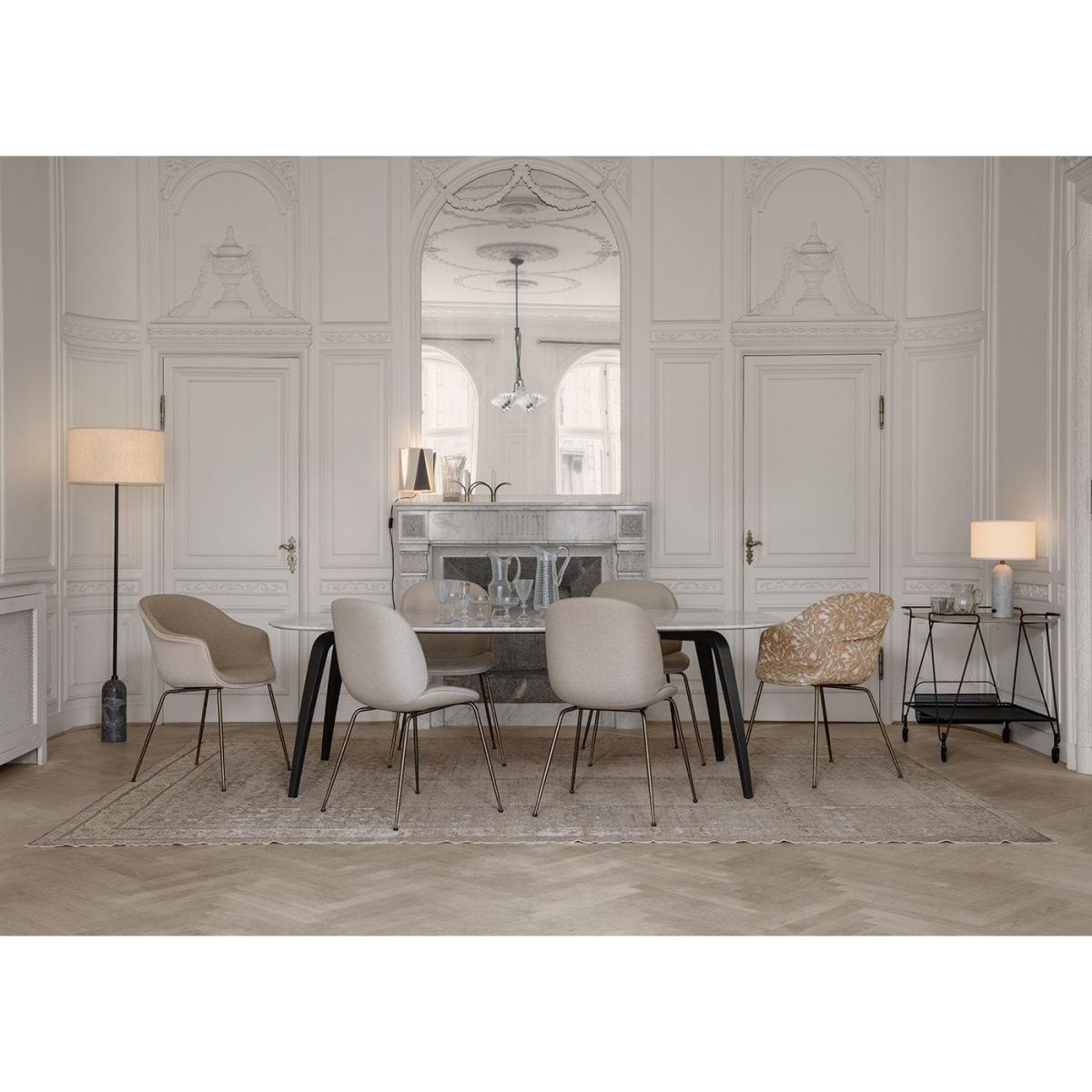 Gubi Gravity Floor Lamp Blackened Steel Base White Shade – image 4