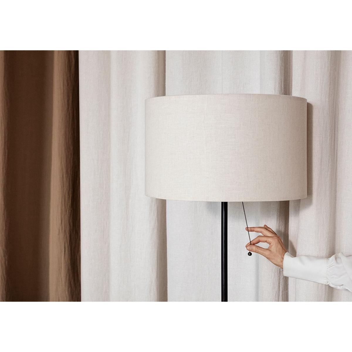 Gubi Gravity Floor Lamp Blackened Steel Base White Shade – image 6