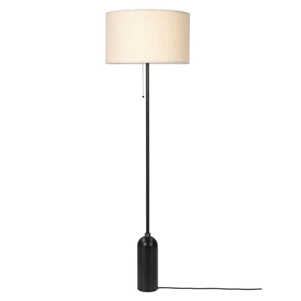 Gubi Gravity Floor Lamp Blackened Steel Base White Shade – image 10