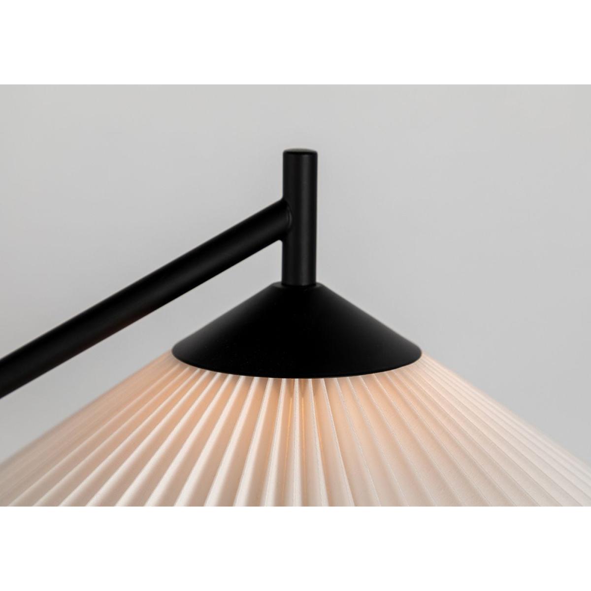 Heal's Pleated Floor Lamp Black/White – image 3