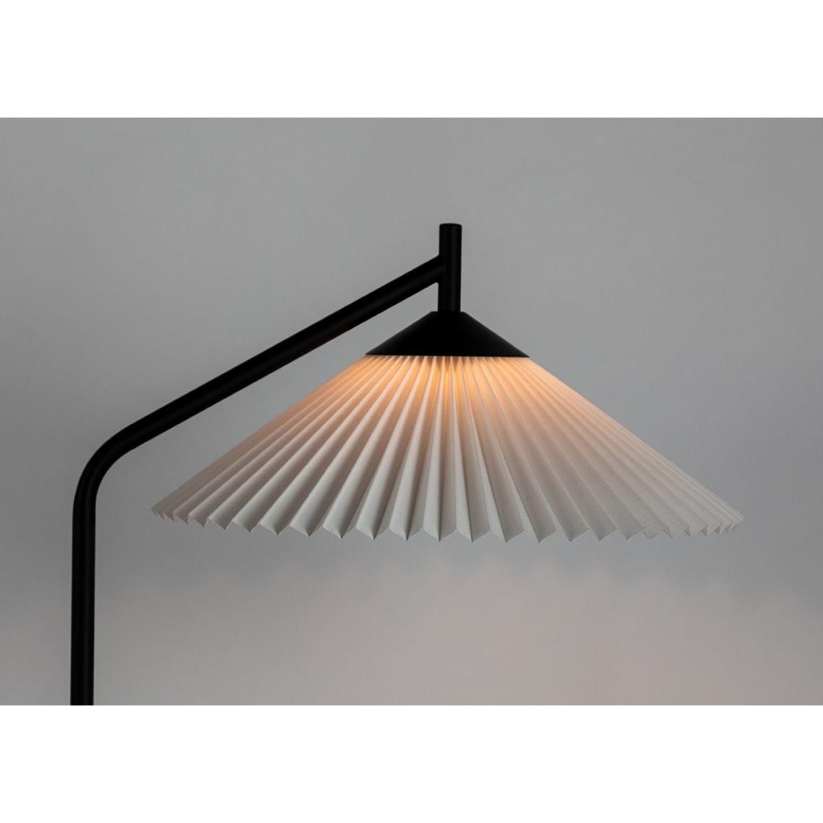 Heal's Pleated Floor Lamp Black/White – image 4