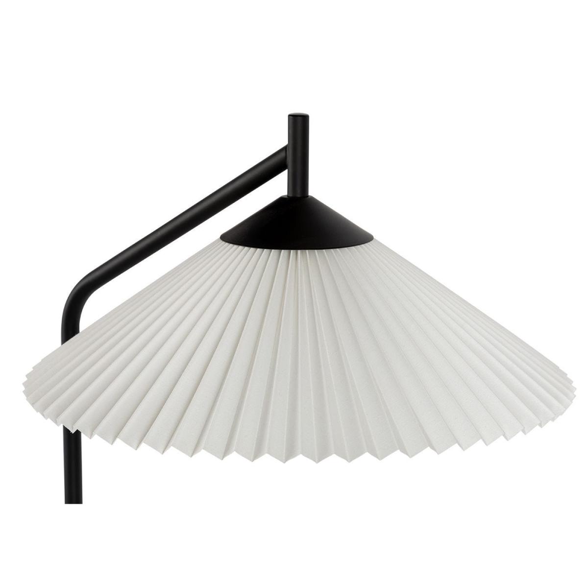 Heal's Pleated Floor Lamp Black/White – image 5