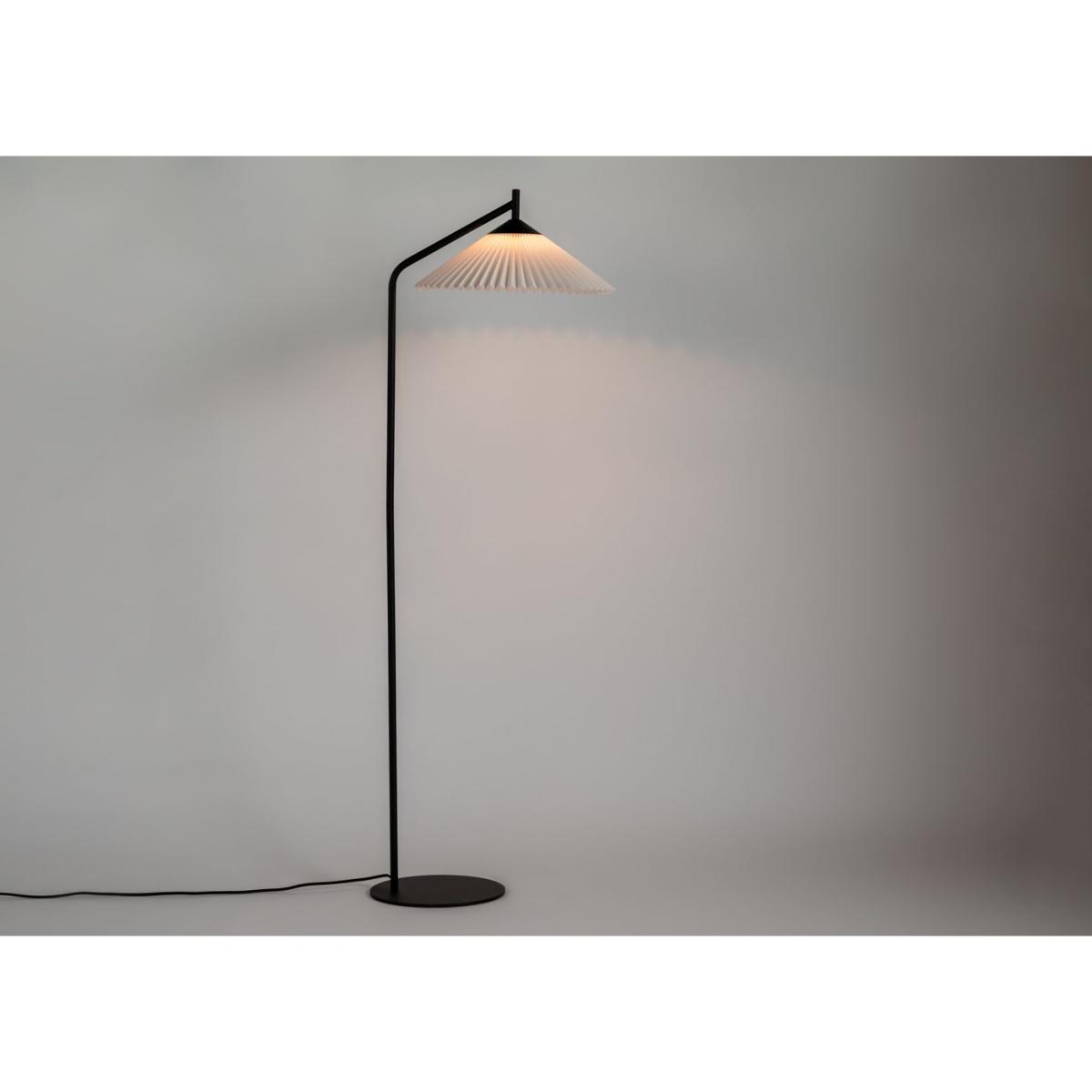 Heal's Pleated Floor Lamp Black/White – image 7