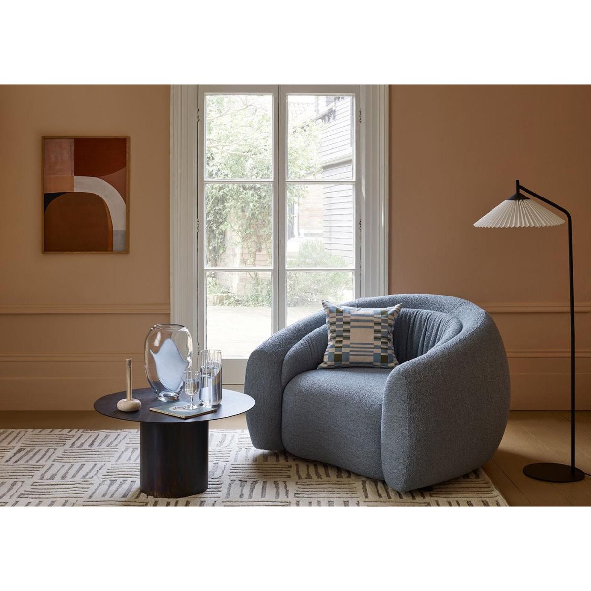 Heal's Pleated Floor Lamp Black/White – image 8