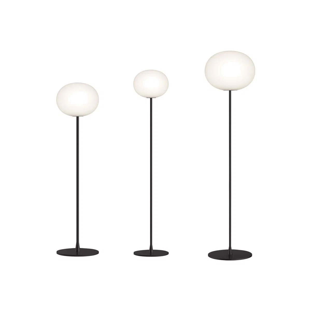 Flos GloBall F1 Floor Lamp Silver - Heal's UK Lighting – image 1