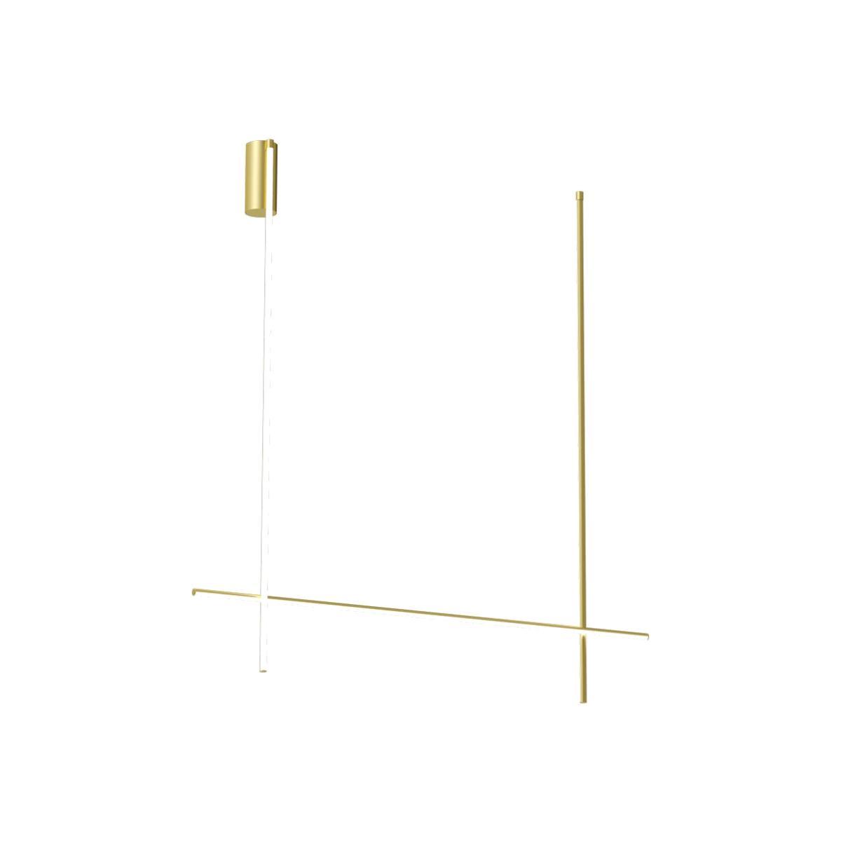 Flos Coordinates C2 Long Pendant Champagne - Heal's UK Lighting – image 1