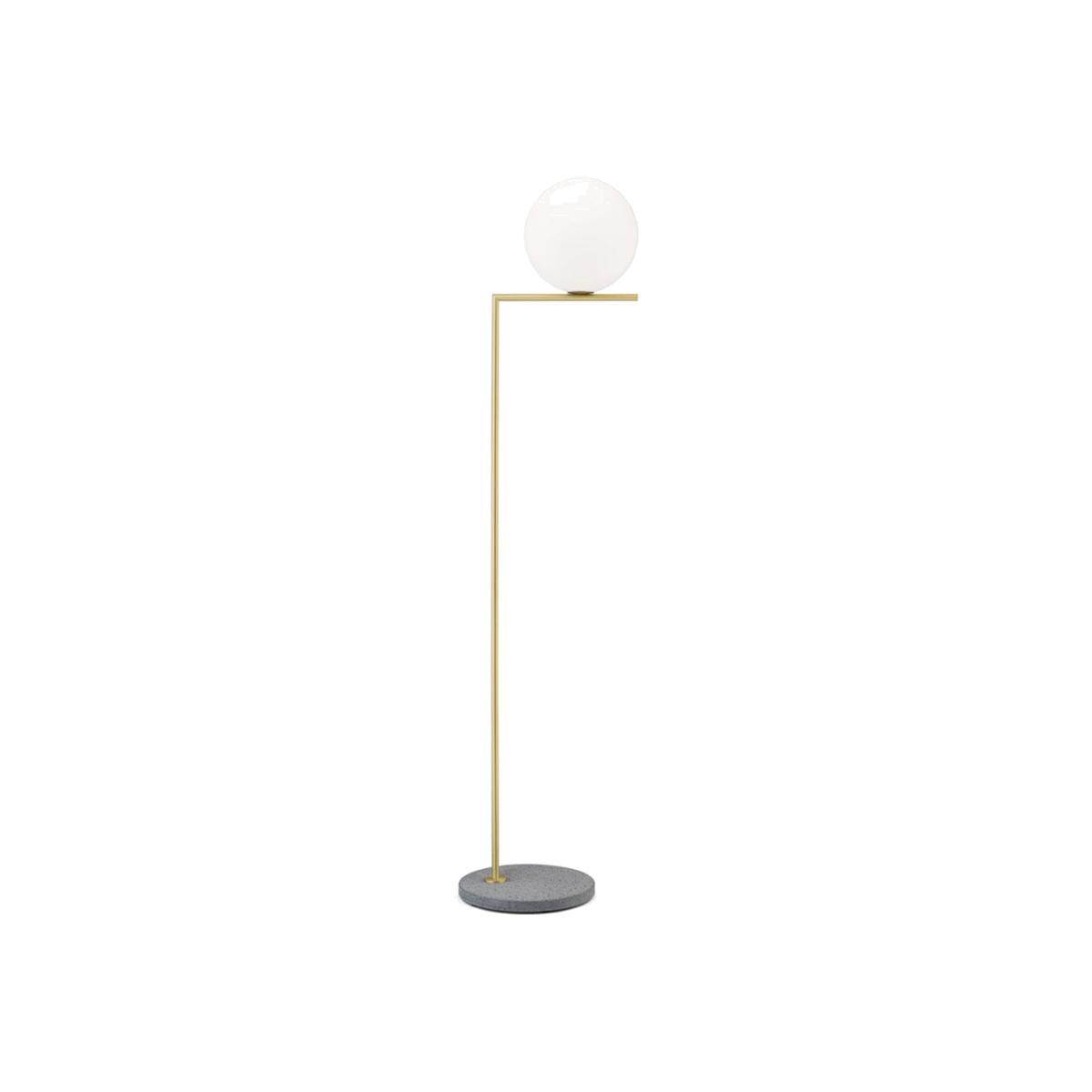 Flos Ic Garden F2 Floor Lamp Brushed Brass - Heal's UK Lighting - Heal's UK Outdoor Furniture – image 1