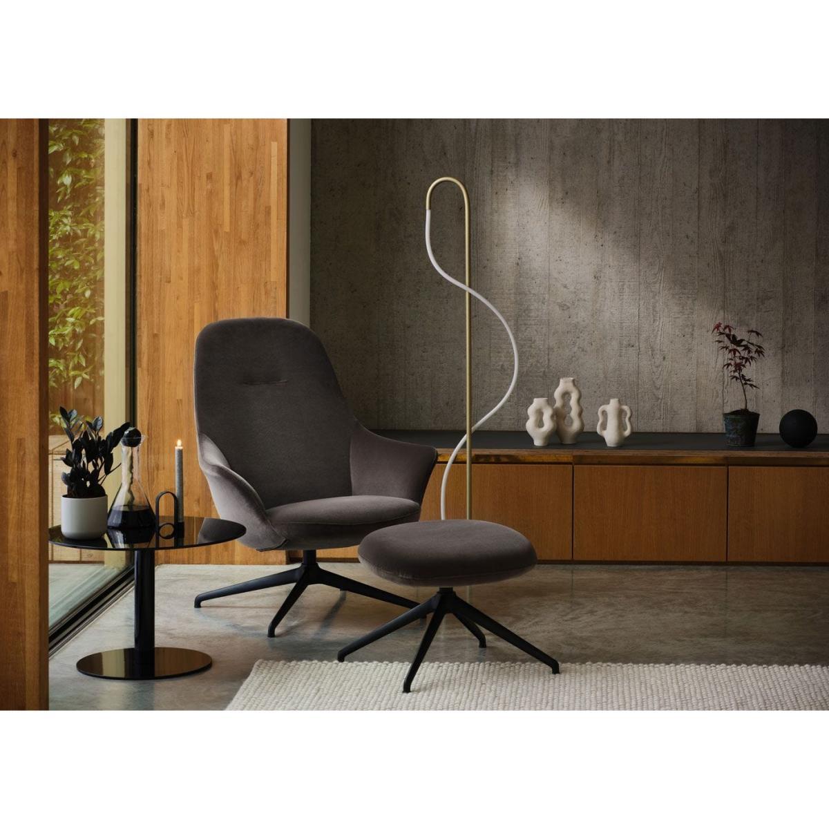 Heal's Wave LED Floor Lamp Satin Gold - Heal's UK Lighting – image 2