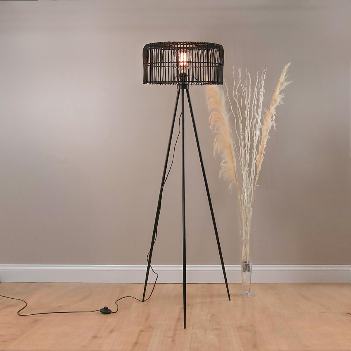 Benji Rattan Floor Lamp – image 6