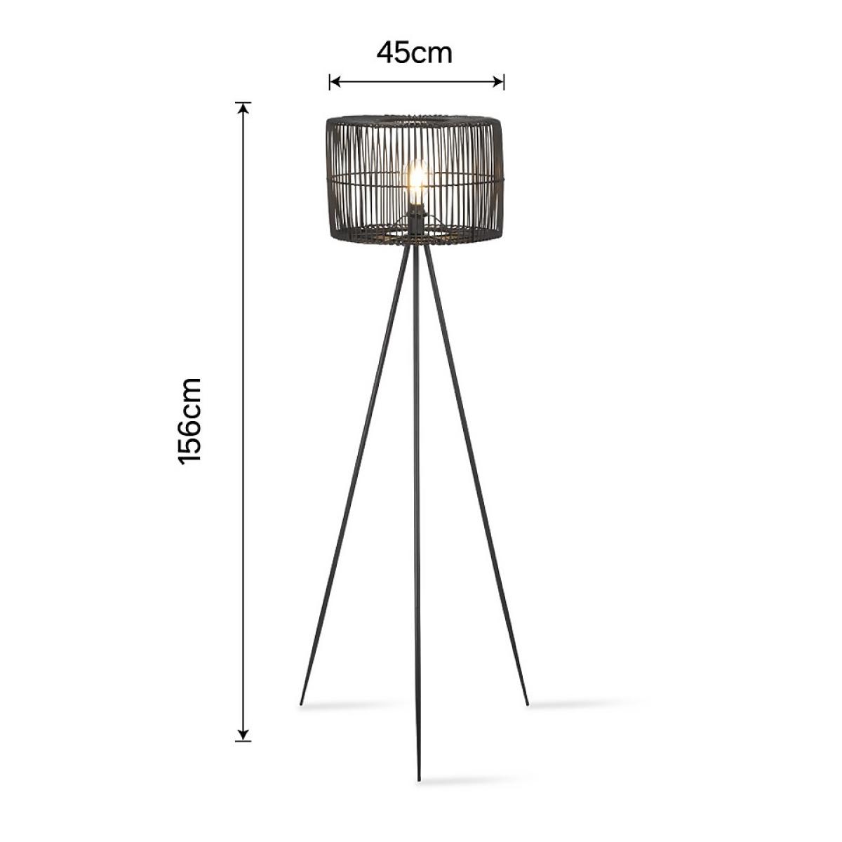 Benji Rattan Floor Lamp – image 8
