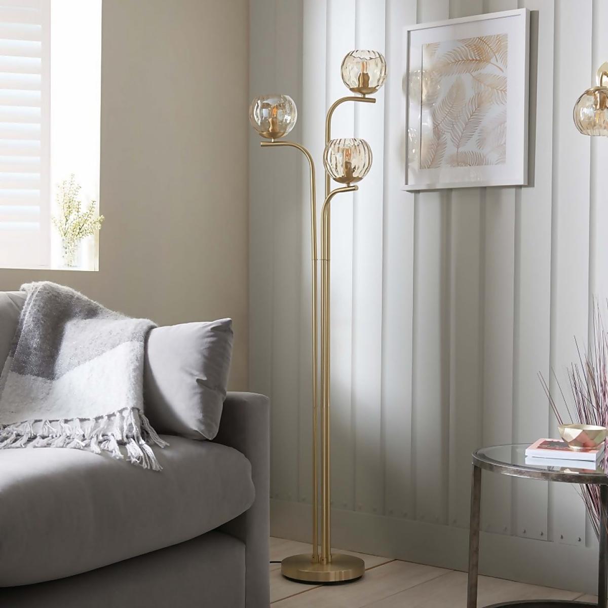 Geneva Floor Lamp - Brass – image 3