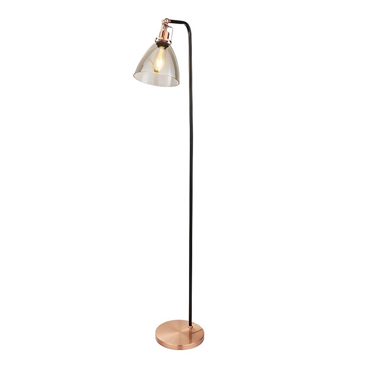 Decan Floor Lamp - Smoke & Copper – image 2