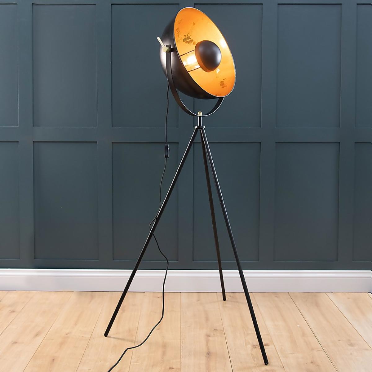 Kennedy Black & Gold Floor Lamp – image 5