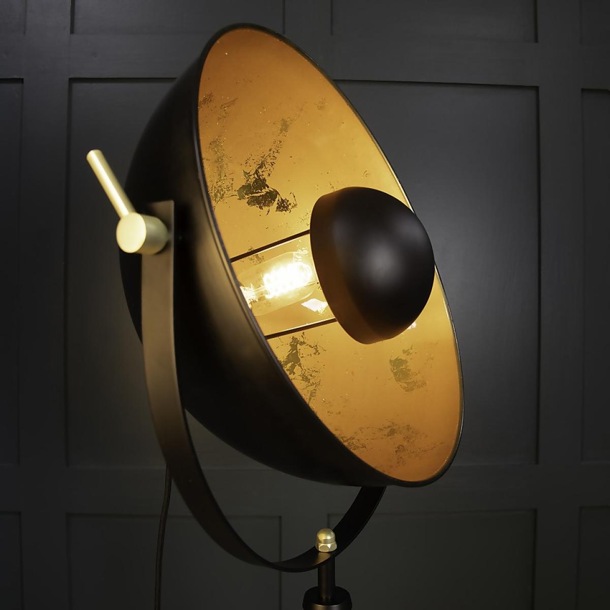 Kennedy Black & Gold Floor Lamp – image 6