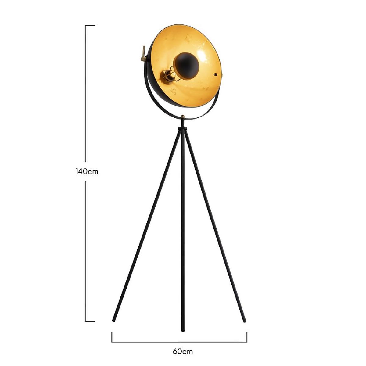 Kennedy Black & Gold Floor Lamp – image 9