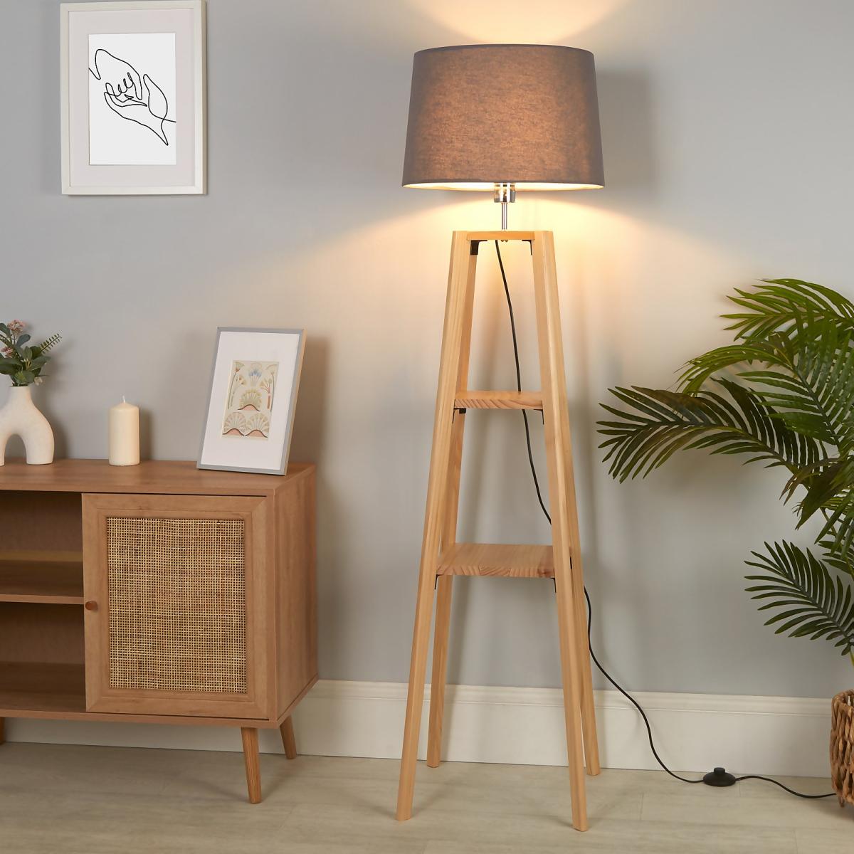 Plant Stand Floor Lamp – image 1