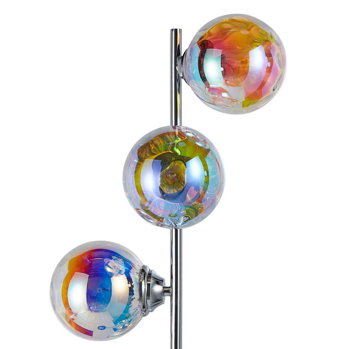 John Lewis & Partners Jester Iridescent 5 Light Floor Lamp, Multi – image 3