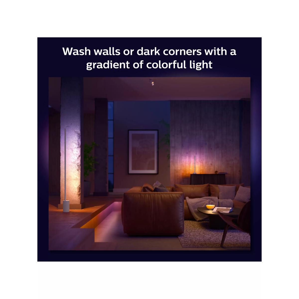 Philips Hue Signe Gradient Floor Lamp, 2550 Lumens – image 3