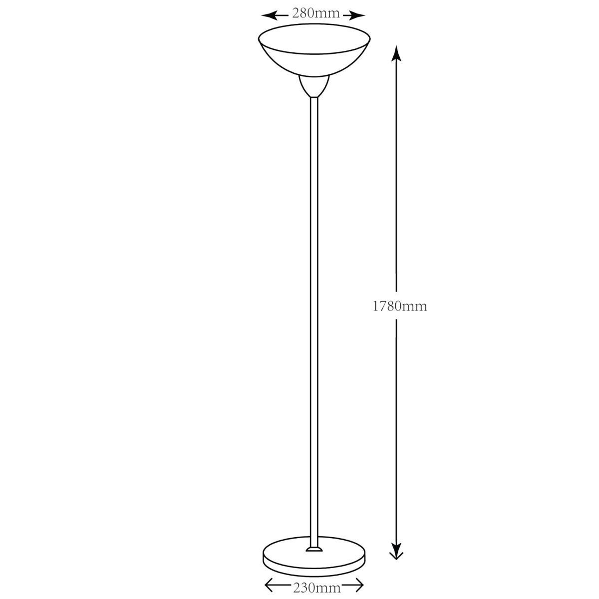 ANYDAY John Lewis & Partners Darlington Uplighter Floor Lamp – image 7