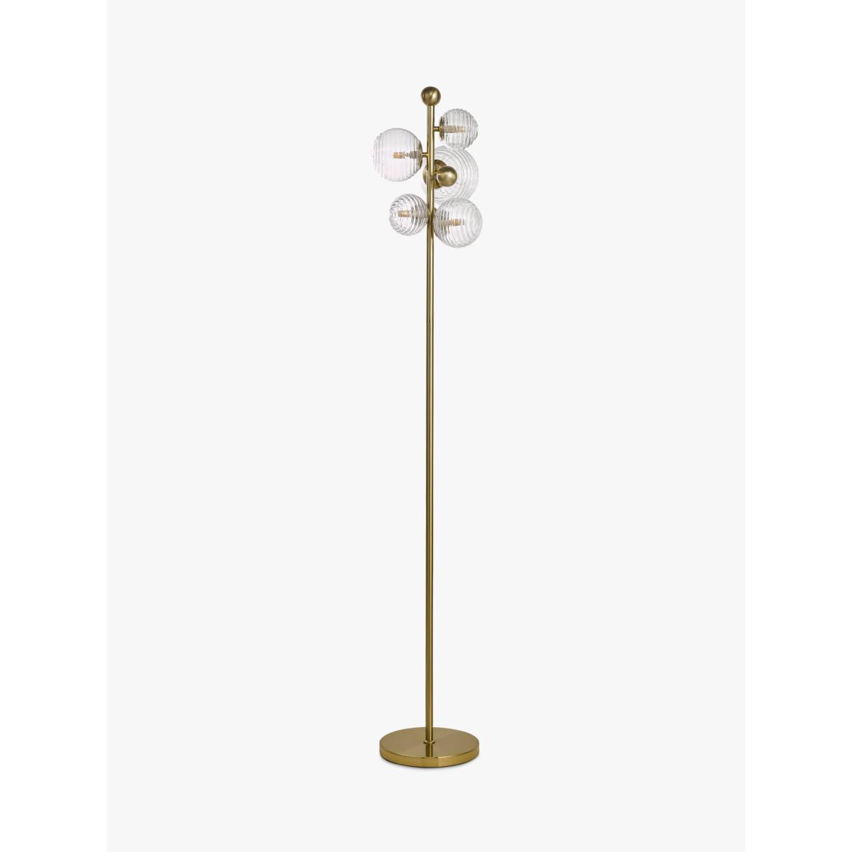 John Lewis Disco Floor Lamp, Warm Satin Brass – image 2
