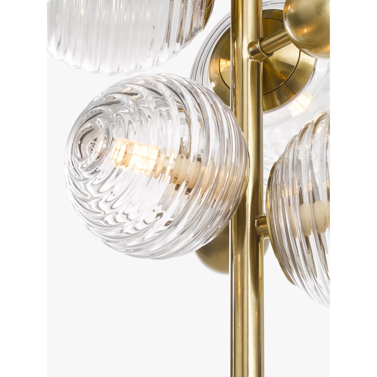 John Lewis Disco Floor Lamp, Warm Satin Brass – image 5