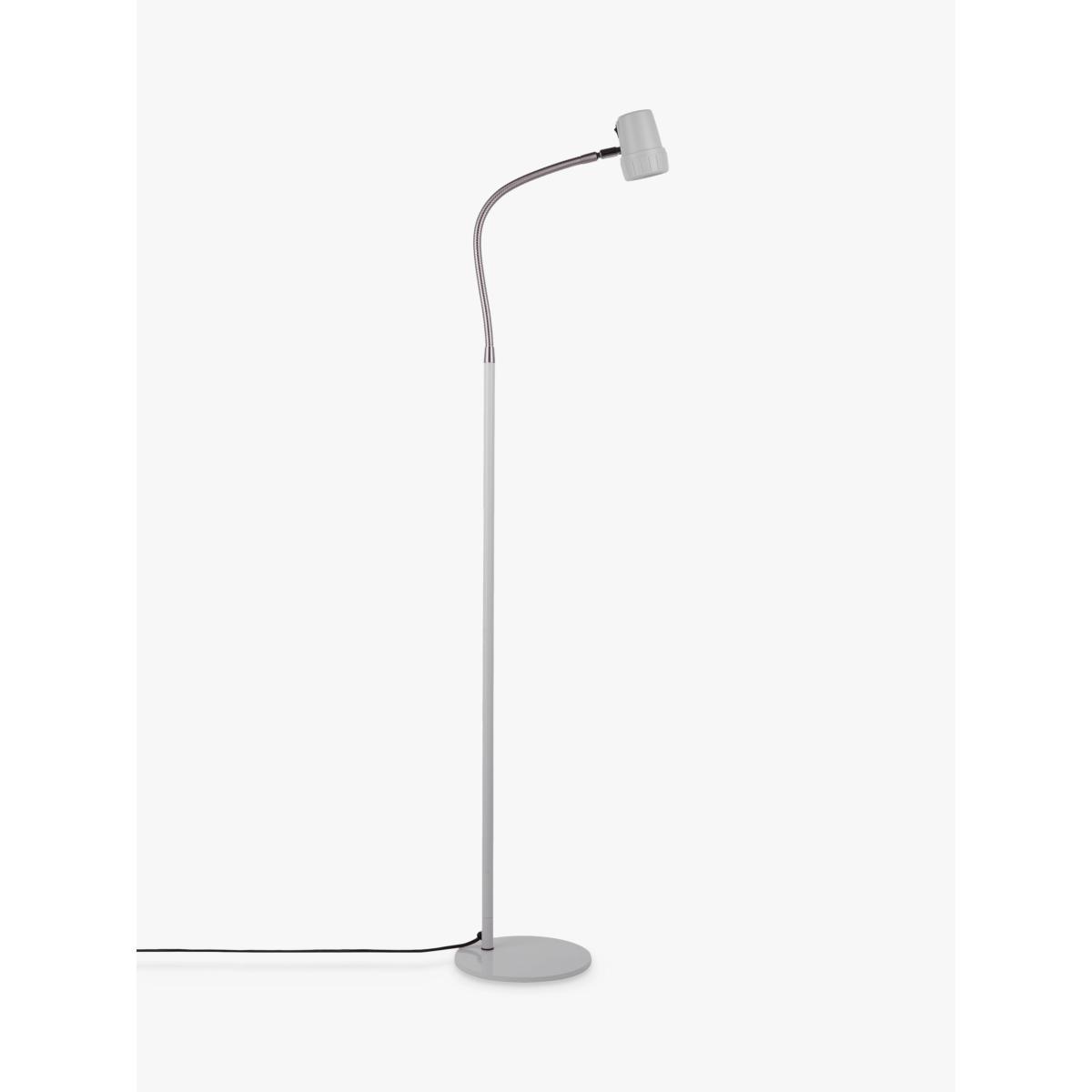 Serious Readers Alex Dimmable LED Floor Lamp, White/Nickel – image 3