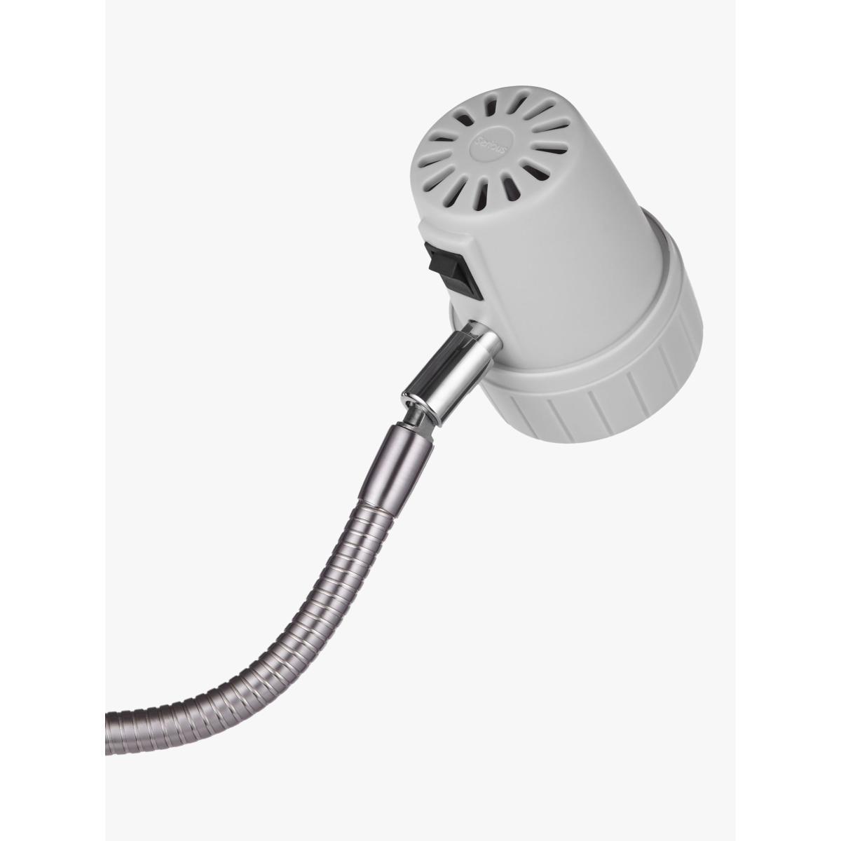 Serious Readers Alex Dimmable LED Floor Lamp, White/Nickel – image 4