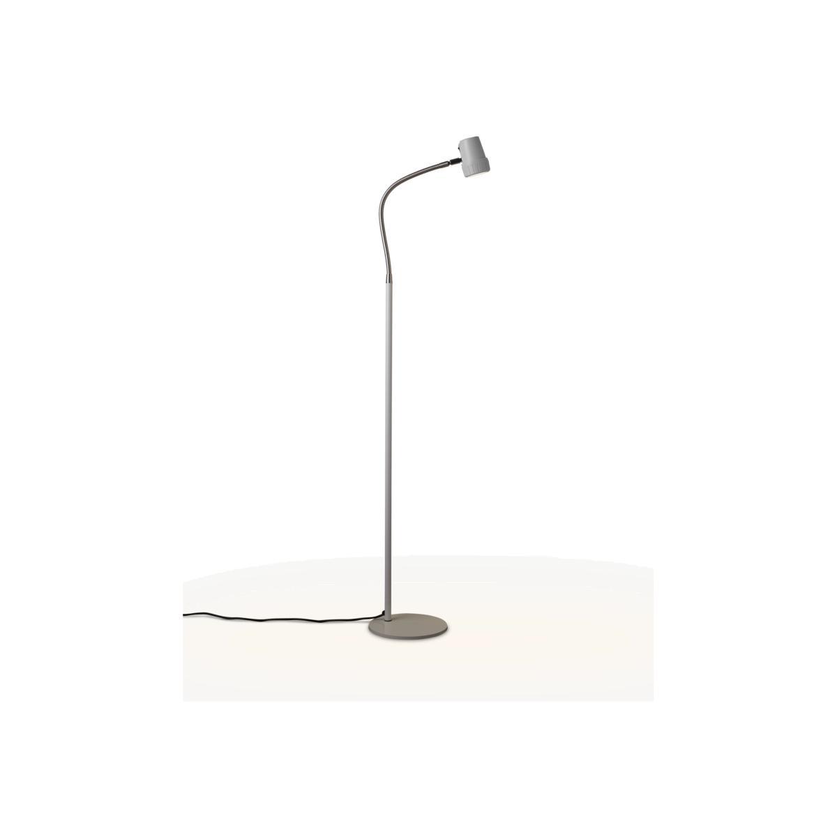 Serious Readers Alex Dimmable LED Floor Lamp, White/Nickel – image 1